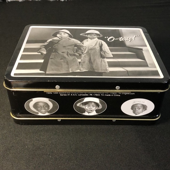 Vintage Little Rascals Buckwheat Spanky Metal Lunch Box 1920s 1930s 1990s 1998 - Picture 4 of 7